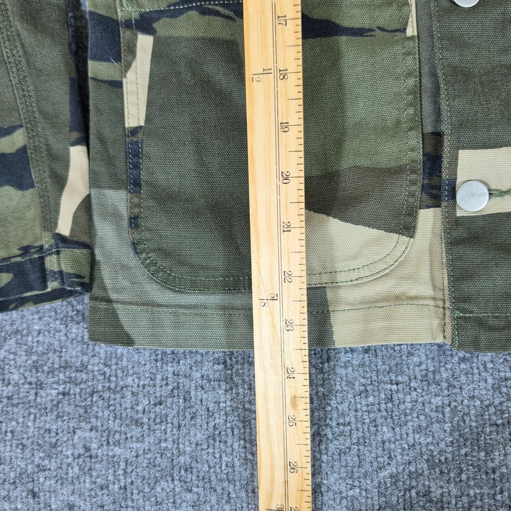 Carhartt WIP Womens Michigan Jacket Camo Mixed Print Chore Coat XS I029152 - Picture 6 of 8